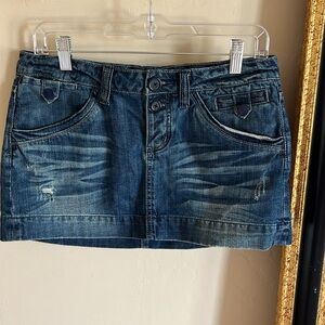 American Eagle Denim Mini Skirt